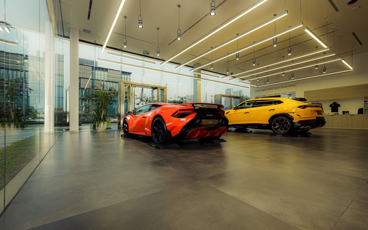 Automotive showroom